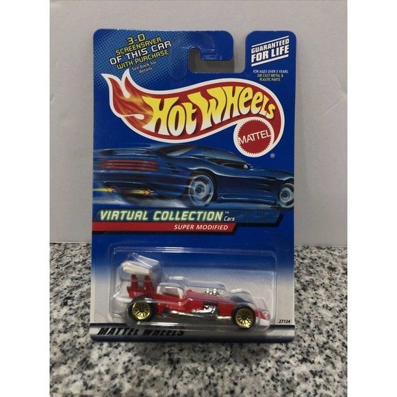 Hot Wheels lot of 2 Super Comp Dragster & Virtual Collection Super Modified NEW - Picture 7 of 11